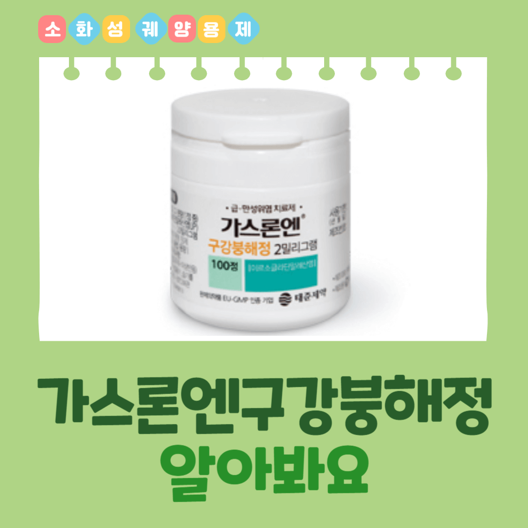 가스론엔구강붕해정2mg