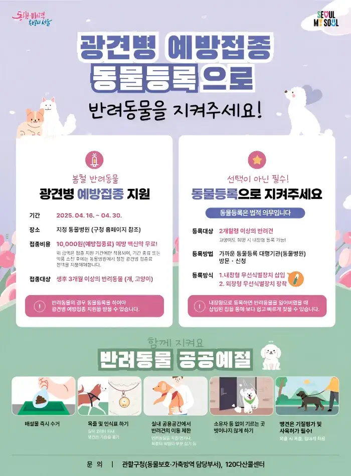 강서구 반려동물 예방접종 지원