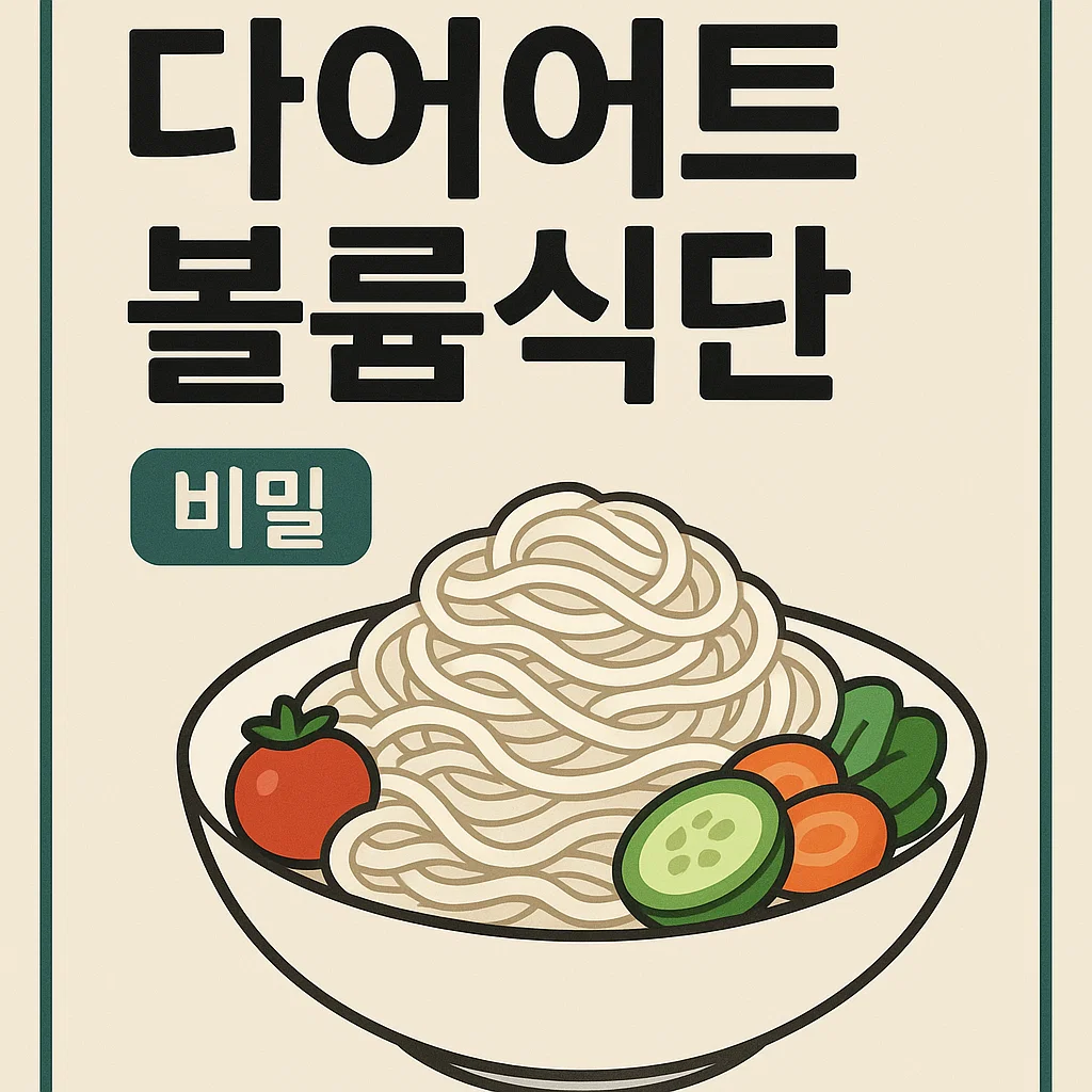 왜 볼륨식단이 효과적인가요