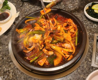 오징어불고기백반