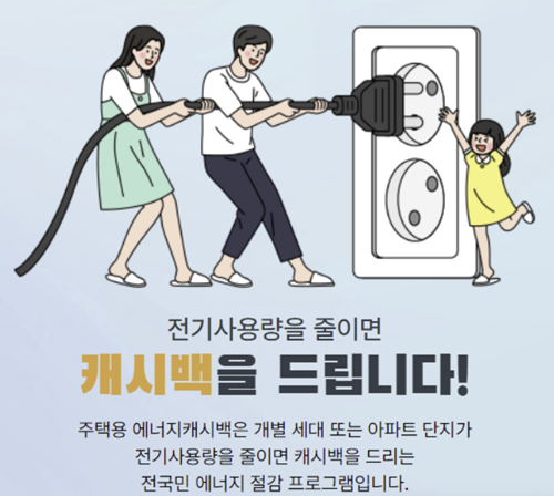  2023년 한전 에너지 캐시백 신청대상, 신청방법, 산정방법 및 지급액  (전기세 캐시백 꿀팁!)