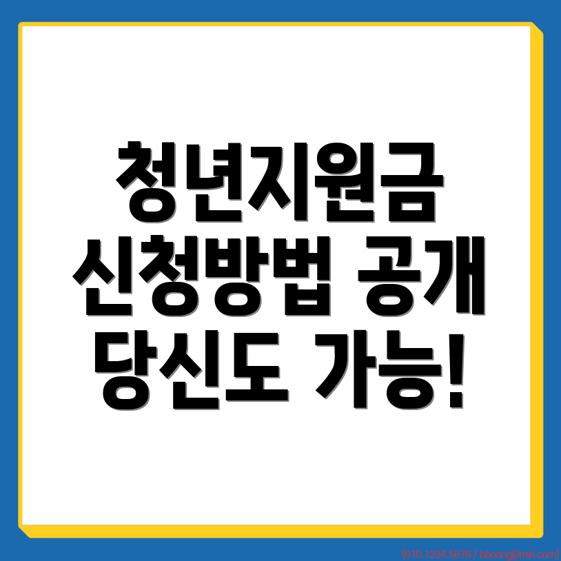 청년지원금