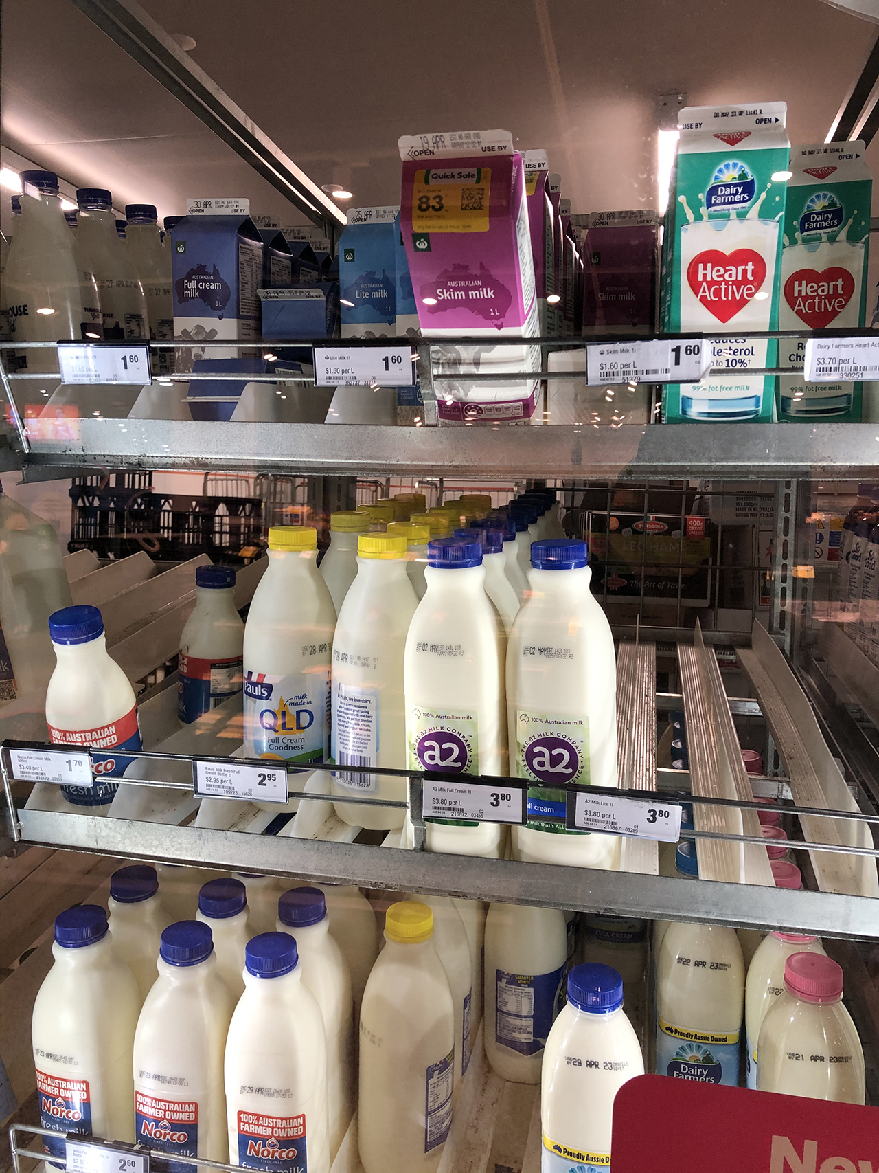 호주 마트 우유