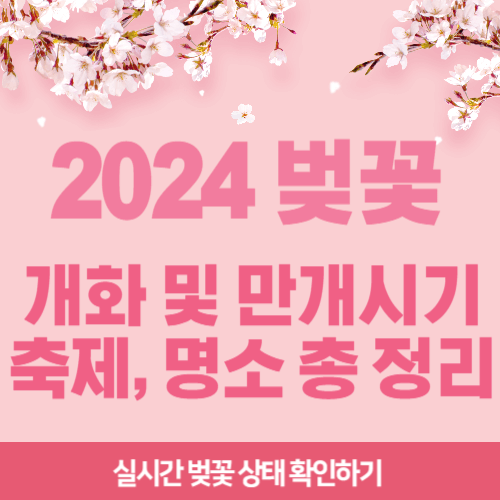 2024-벚꽃-개화시기-만개시기-축제-명소-총정리