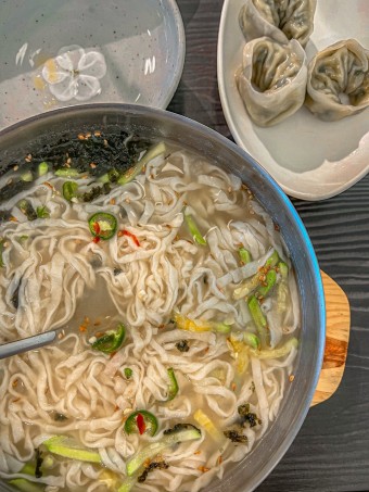 손칼국수 들깨칼국수