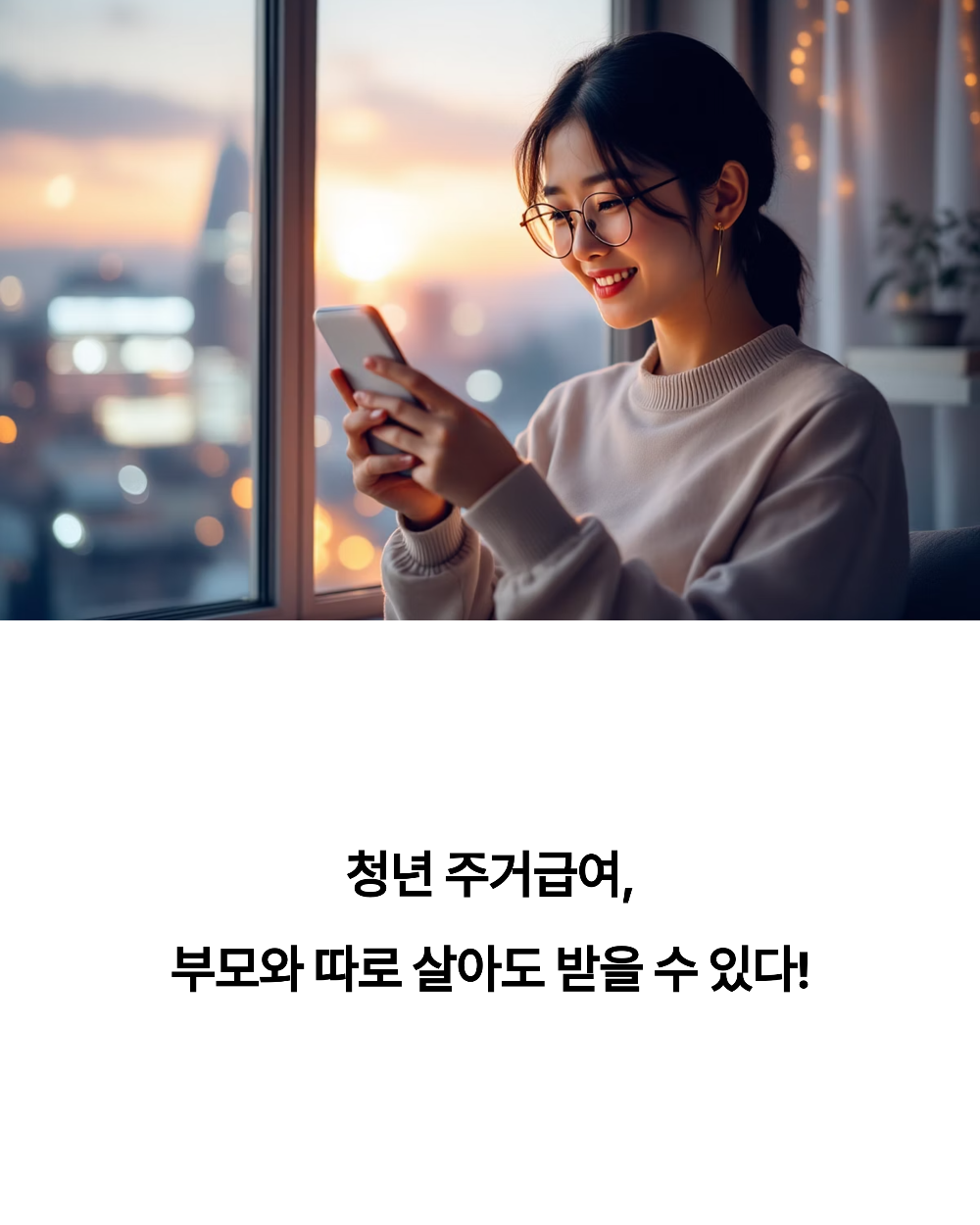 청년 주거급여, 부모와 따로 살아도 받을 수 있다!