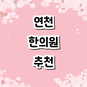 연천군 한의원