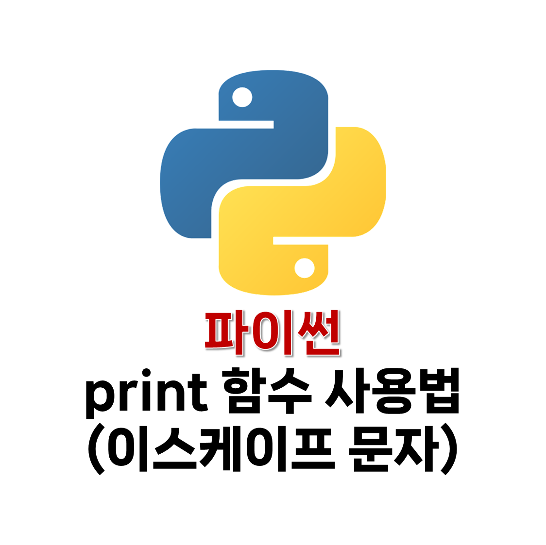 파이썬 print 사용법