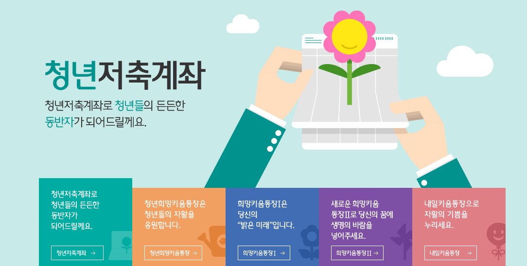  청년희망키움통장 알아보고 신청하세요