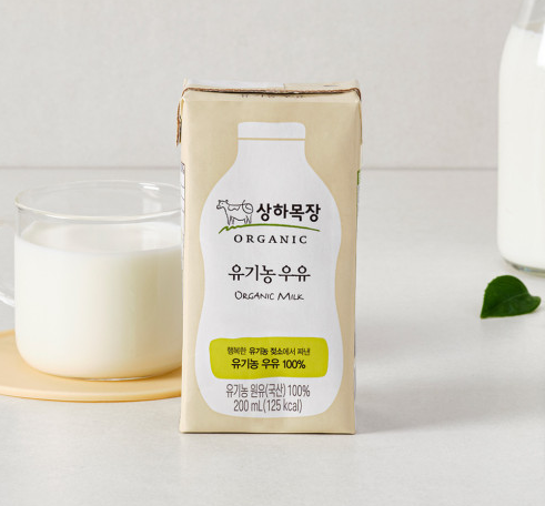 상하목장 유기농 멸균 우유 200ml 사용 후기