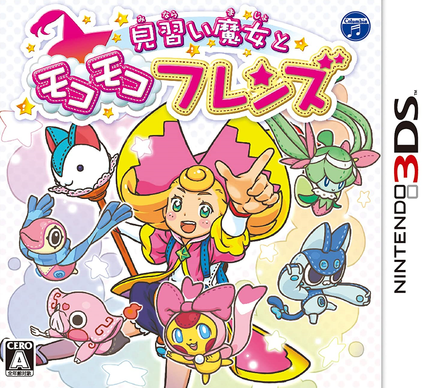  닌텐도 3DS - 견습 마녀와 모코모코 프렌즈 (Minarai Majo to Moco Moco Friends - 見習い魔女とモコモコフレンズ) 롬파일 다운로드
