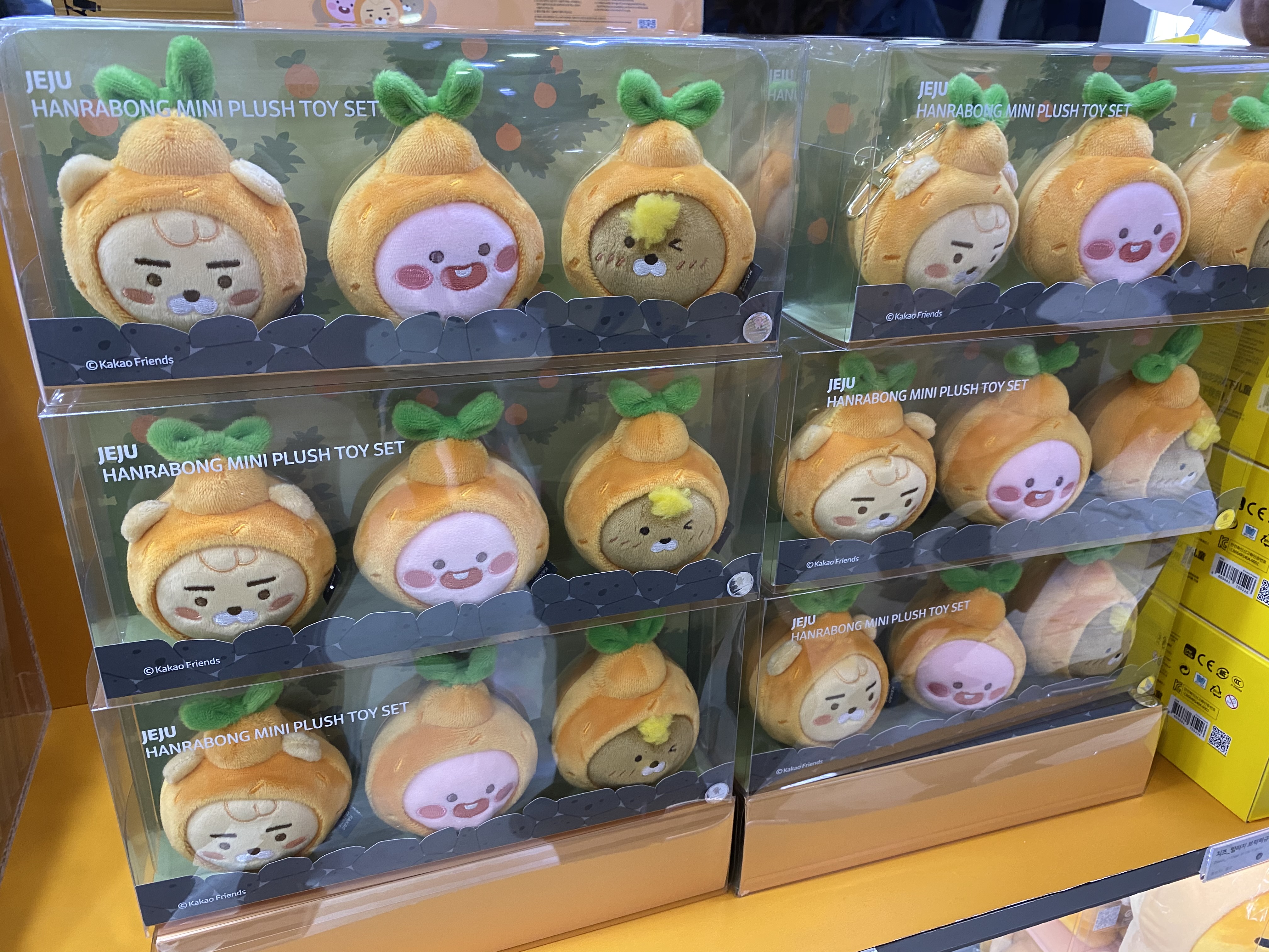  한라봉 컨셉이 녹아있는 어느 카카오 프렌즈샵