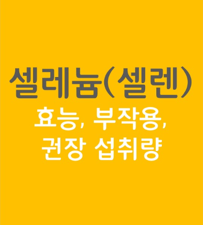  많이 먹으면 머리가 빠진다? 셀레늄의 효능, 부작용, 권장 섭취량