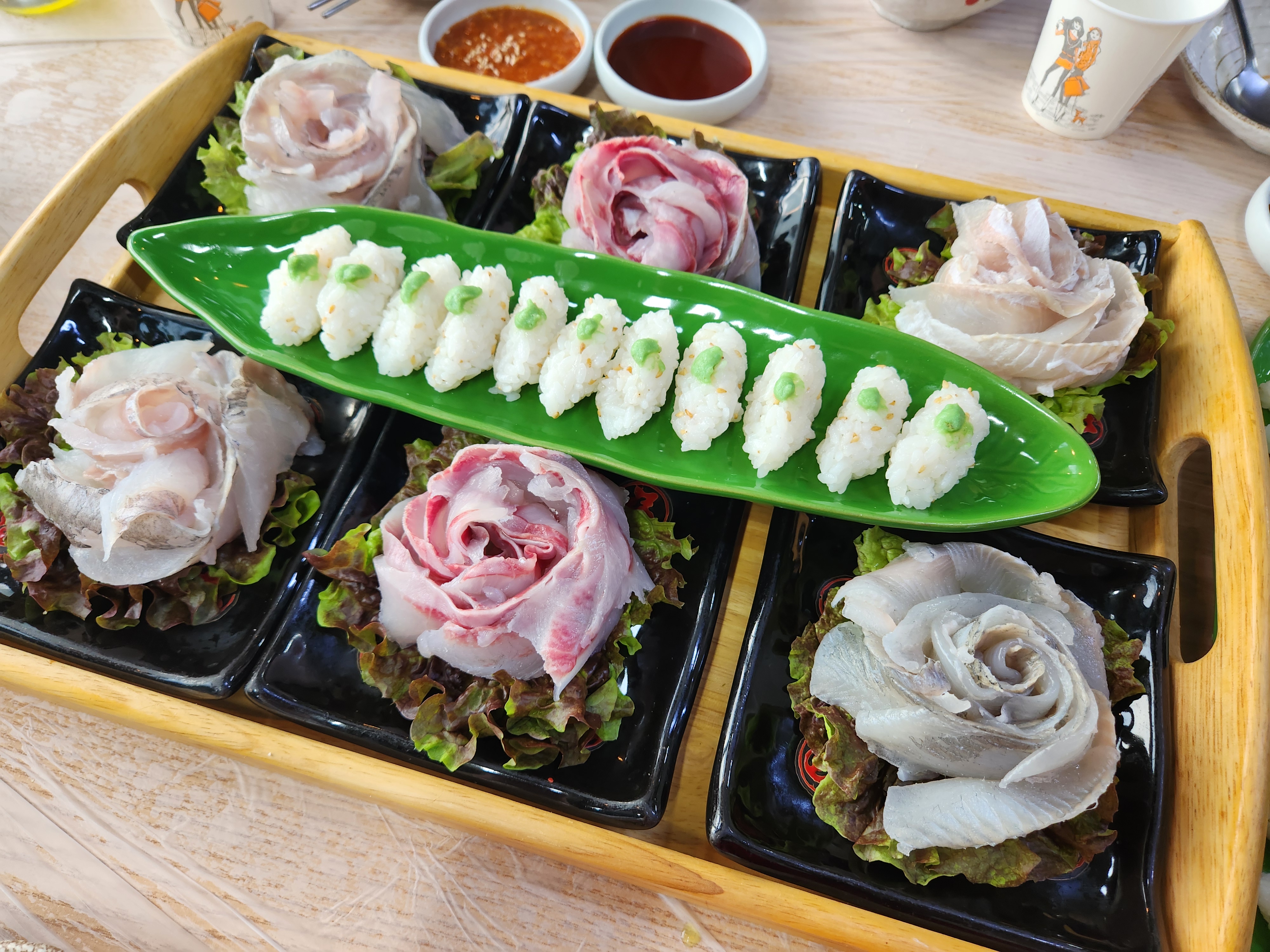  부산 광안리 민락회센터, 8층 '대어횟집' 코스요리