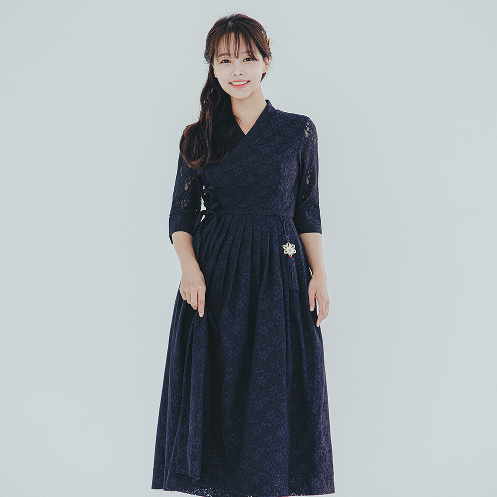 여름 생활한복 개량한복 퓨전 계량 밤하늘 철릭원피스