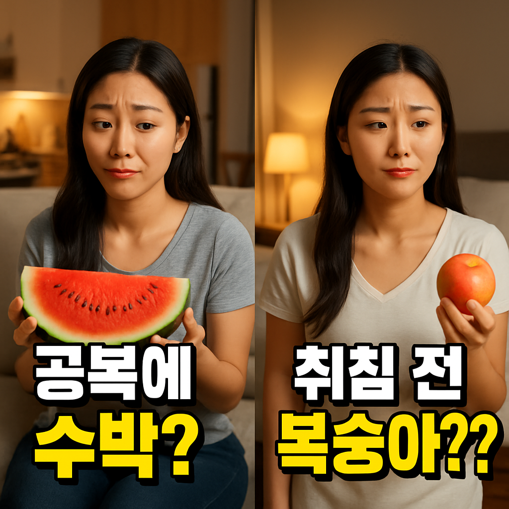 공복에 수박? 취침 전 복숭아? 여름 과일, 피해야 할 시간과 먹기 좋은 시간