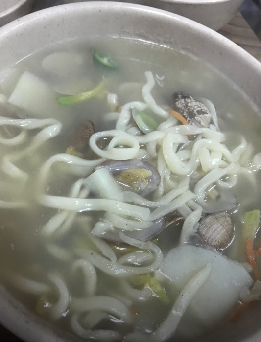 정가네팥칼국수-바지락칼국수