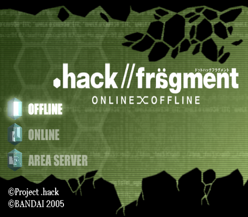 반다이 / 액션 RPG - 닷핵 플래그먼트 ドットハックフラグメント - Dot Hack Fraegment (PS2 - iso 다운로드)