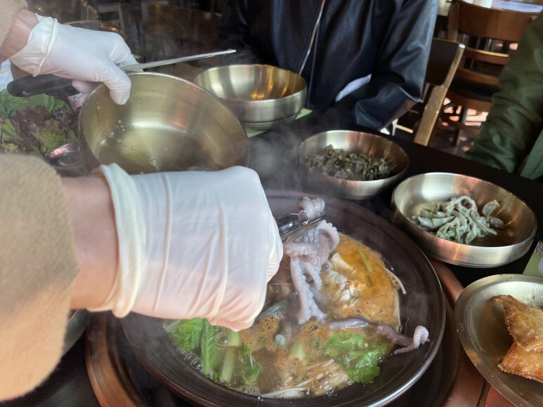 복가밥상 낙지