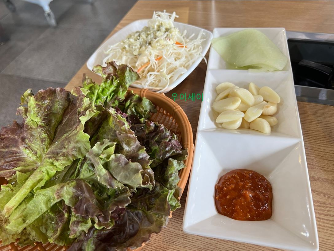 공릉 맛집 온고을 닭갈비&막국수 콩나물국밥 기본세팅