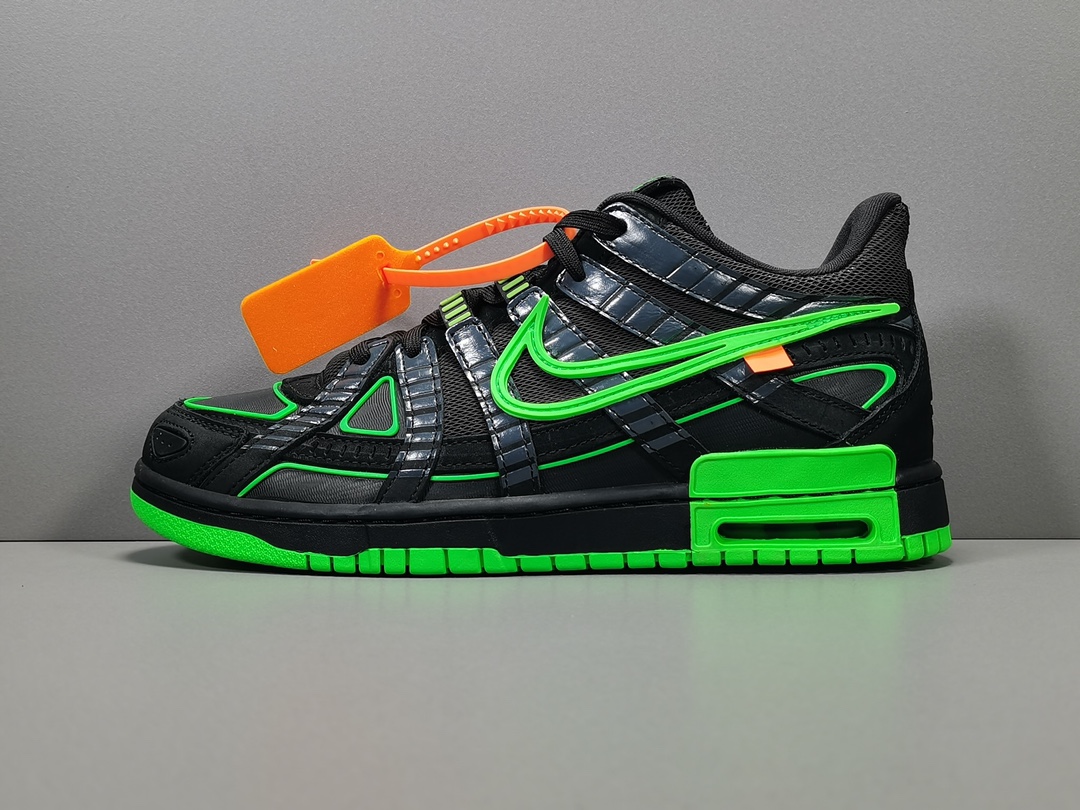  [OFF WHITE x NIKE] 오프화이트 X 나이키 에어러버 덩크 그린 스트라이크 GREEN STRIKE CU6015-001