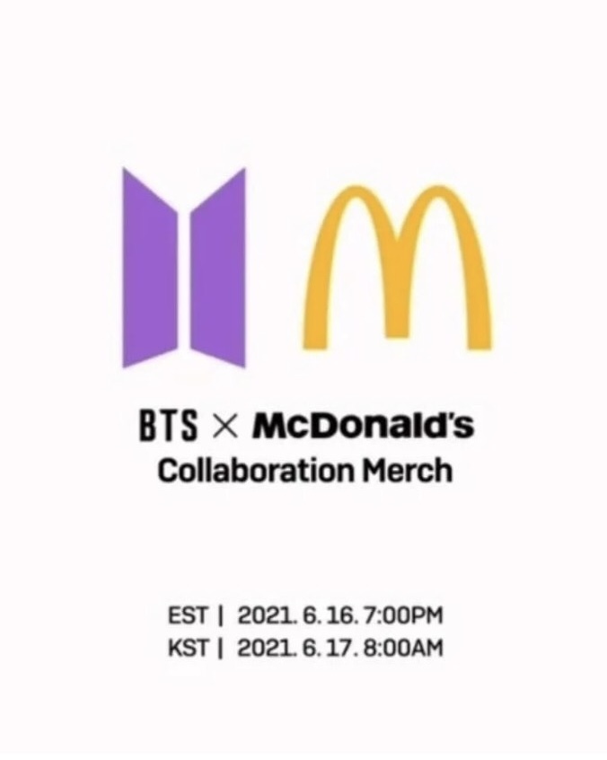  방탄소년단 X 맥도날드, 방탄그림굿즈