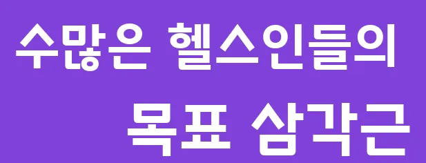 수많은 헬스인들의 목표, 삼각근