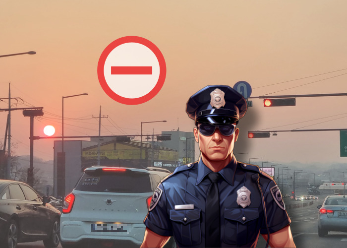교통단속을-하는-경찰관
