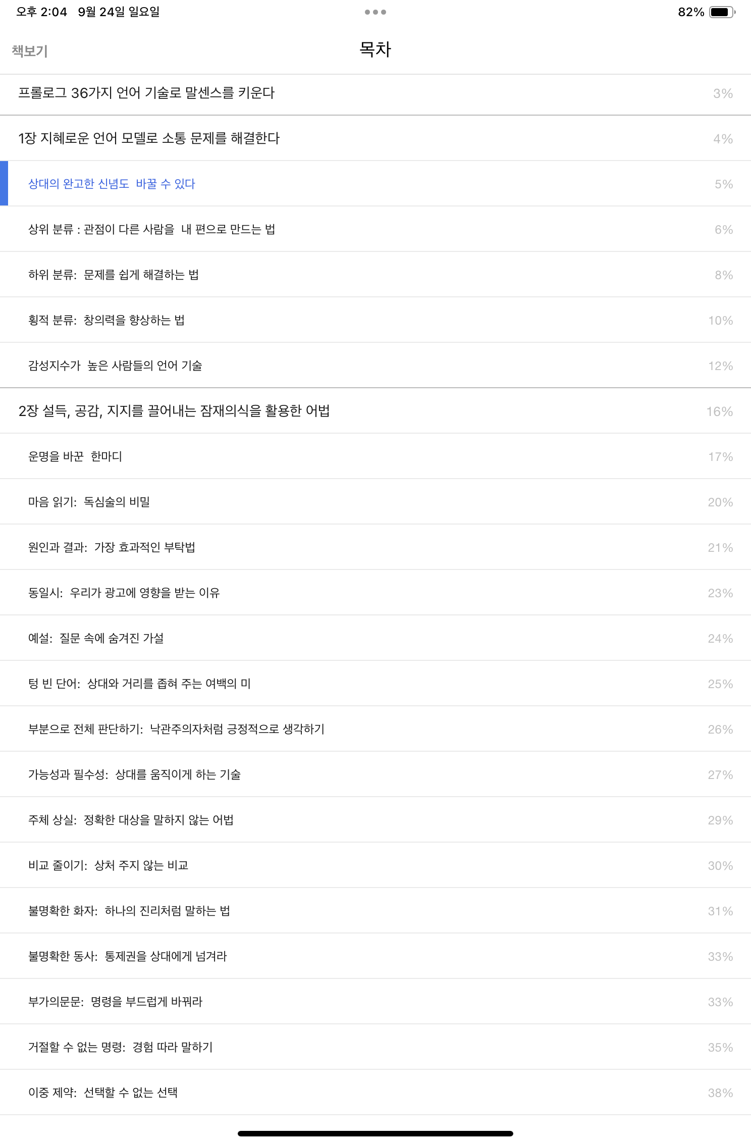 다 내 편이 되는 말하기 목차