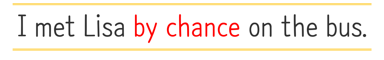 chance 예문-01