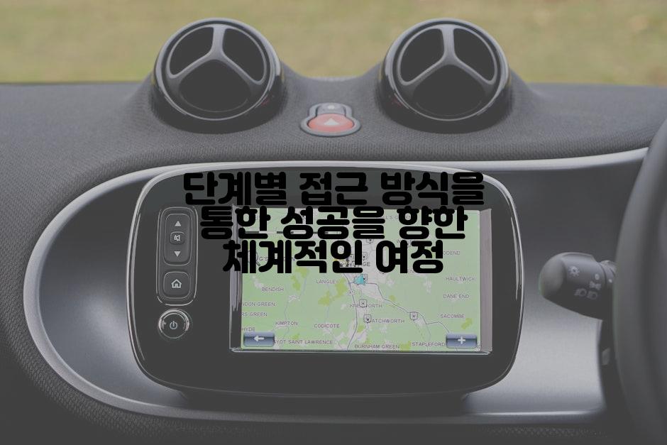 단계별 접근 방식을 통한 성공을 향한 체계적인 여정
