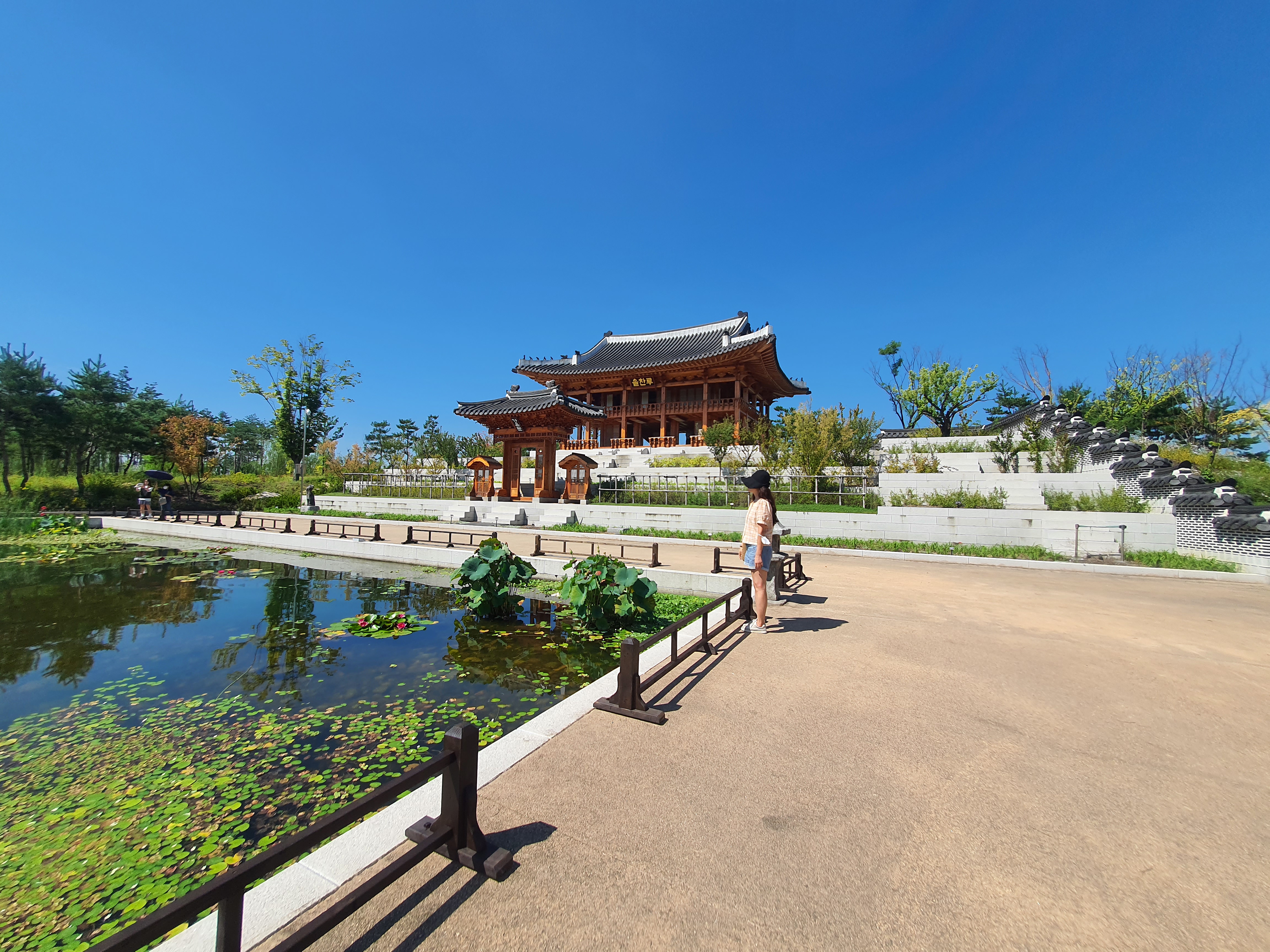 세종 국립세종수목원 한국전통정원 도담정 솔찬루 탐방