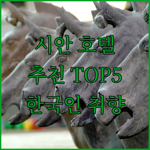 시안 여행, 어디에서 묵을까? 한국인