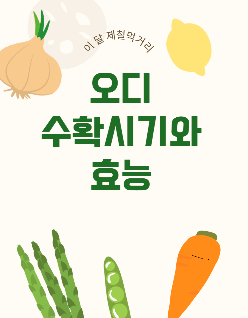 오디 수확시기