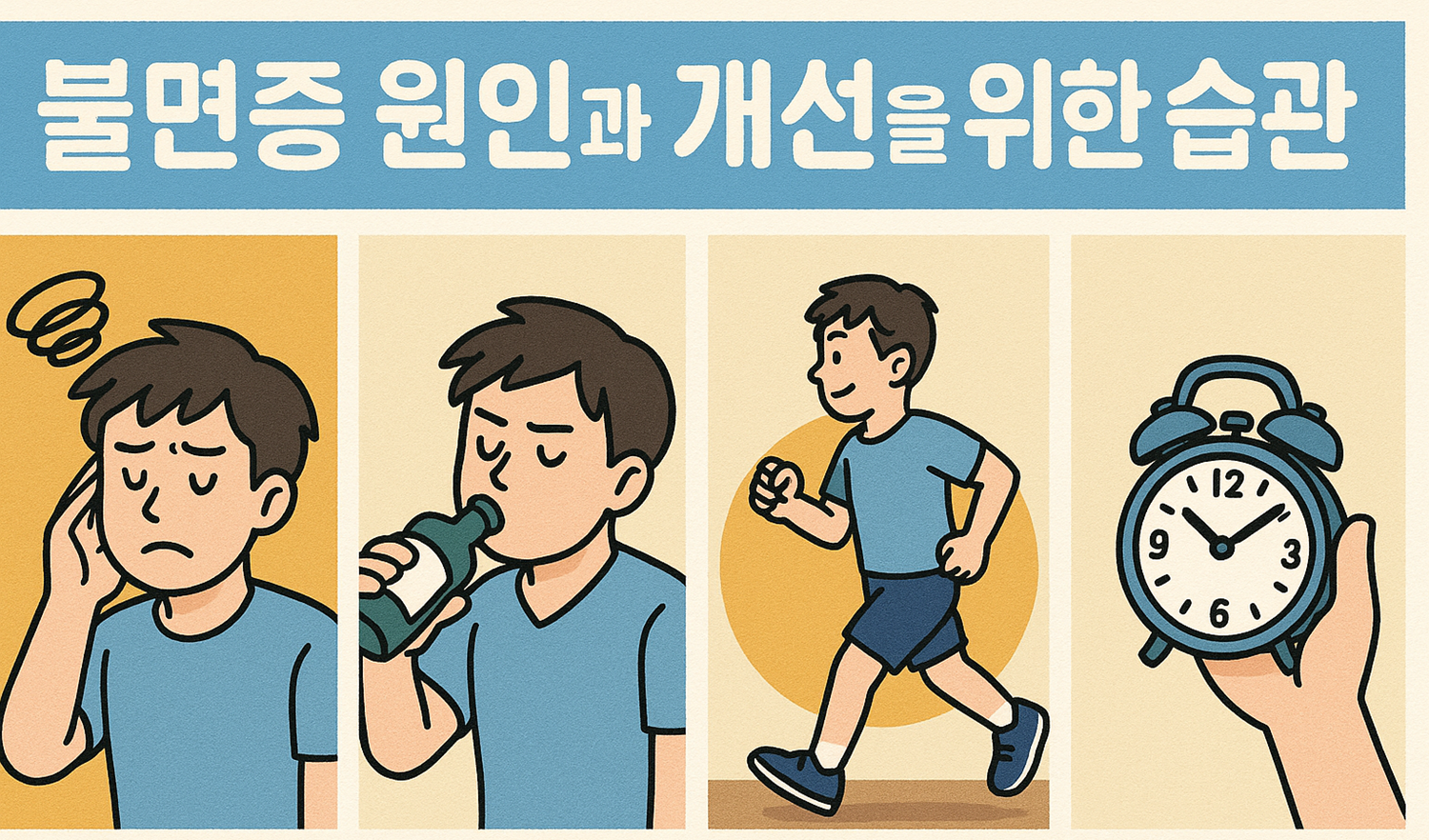 불면증 원인과 개선을 위한 습관