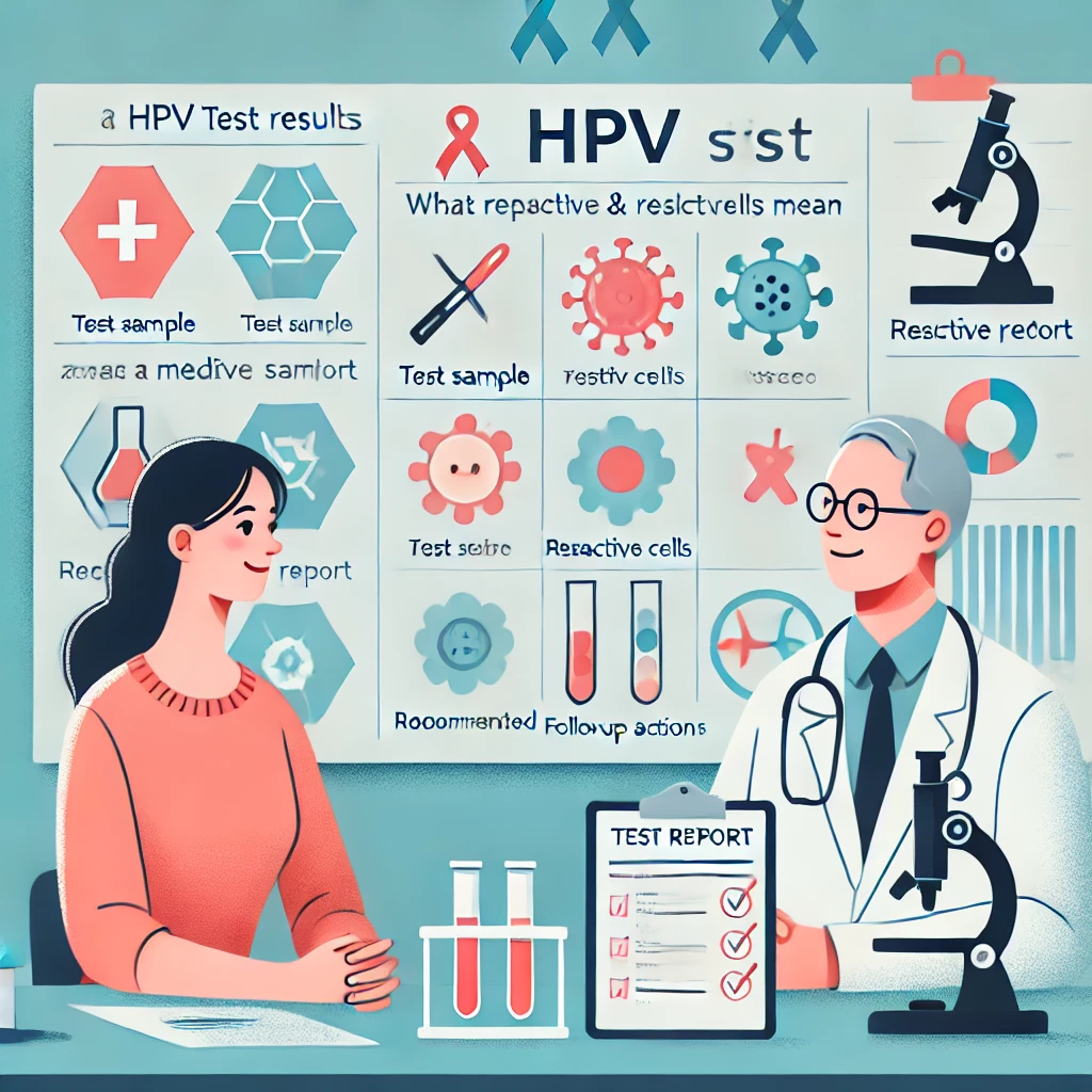 자궁경부암 HPV 검사&amp;#44; 반응성 세포 4
