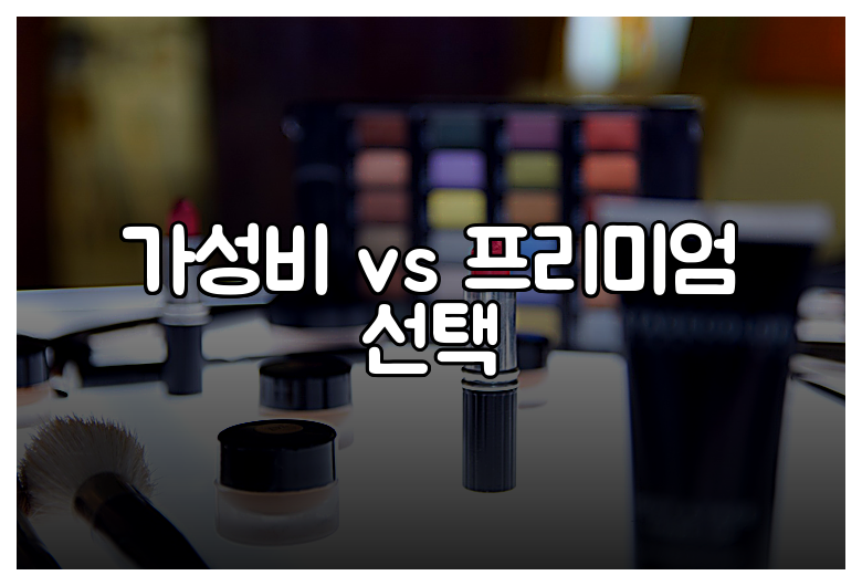 가성비 vs 프리미엄 선택