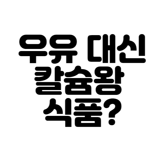 우유대체식품