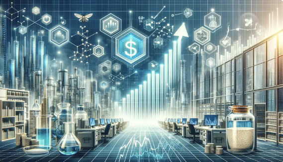 A wide thumbnail image for a blog post about SK Biopharmaceuticals' stock outlook and target price analysis. The image features a rising stock chart, a biopharmaceutical lab, and a futuristic cityscape, symbolizing growth and innovation. The design is professional and modern, emphasizing clarity and engagement.
SK바이오팜 주가 전망 및 목표주가 분석을 위한 블로그 게시물의 썸네일 이미지. 이미지는 상승하는 주가 차트, 생명공학 실험실, 그리고 성장과 혁신을 상징하는 미래지향적인 도시 풍경을 포함하고 있습니다. 디자인은 명확성과 참여를 강조하며, 전문적이고 현대적인 느낌을 줍니다.