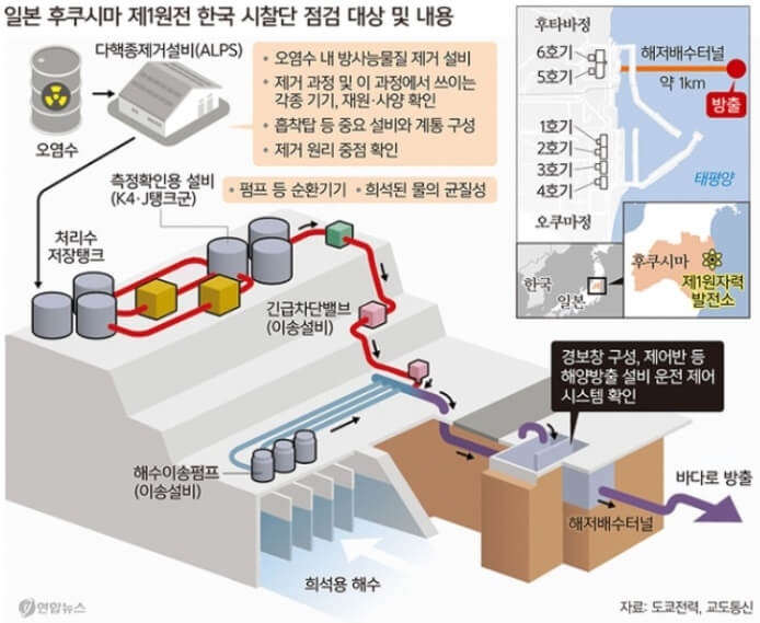 한국 사찰단 점검