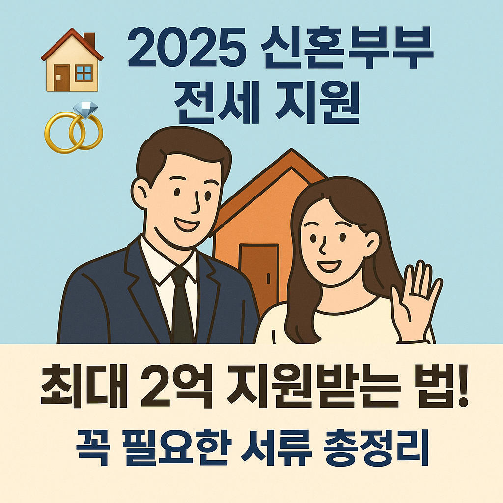 💍 2025년 최신! 신혼부부 임차보증금 지원방법과 주의사항 총정리
