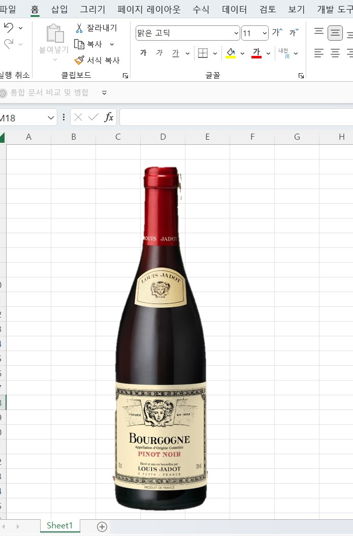 워드 이미지 배경제거