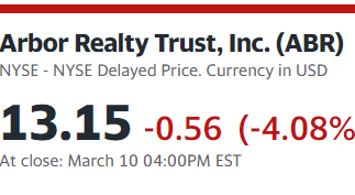 Arbor Realty Trust Inc