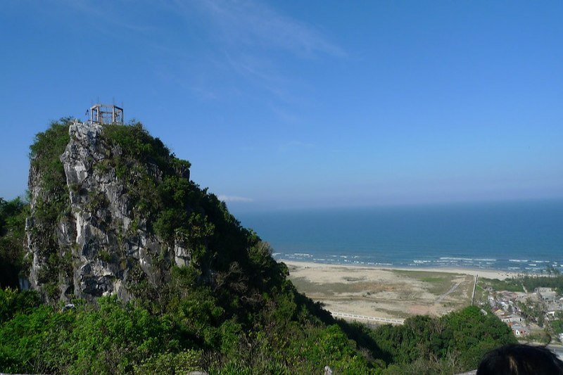 대리석 산의 경치