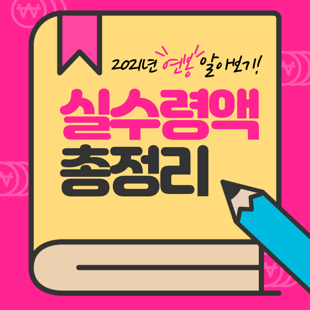  2021년 연봉 실수령액 총정리!