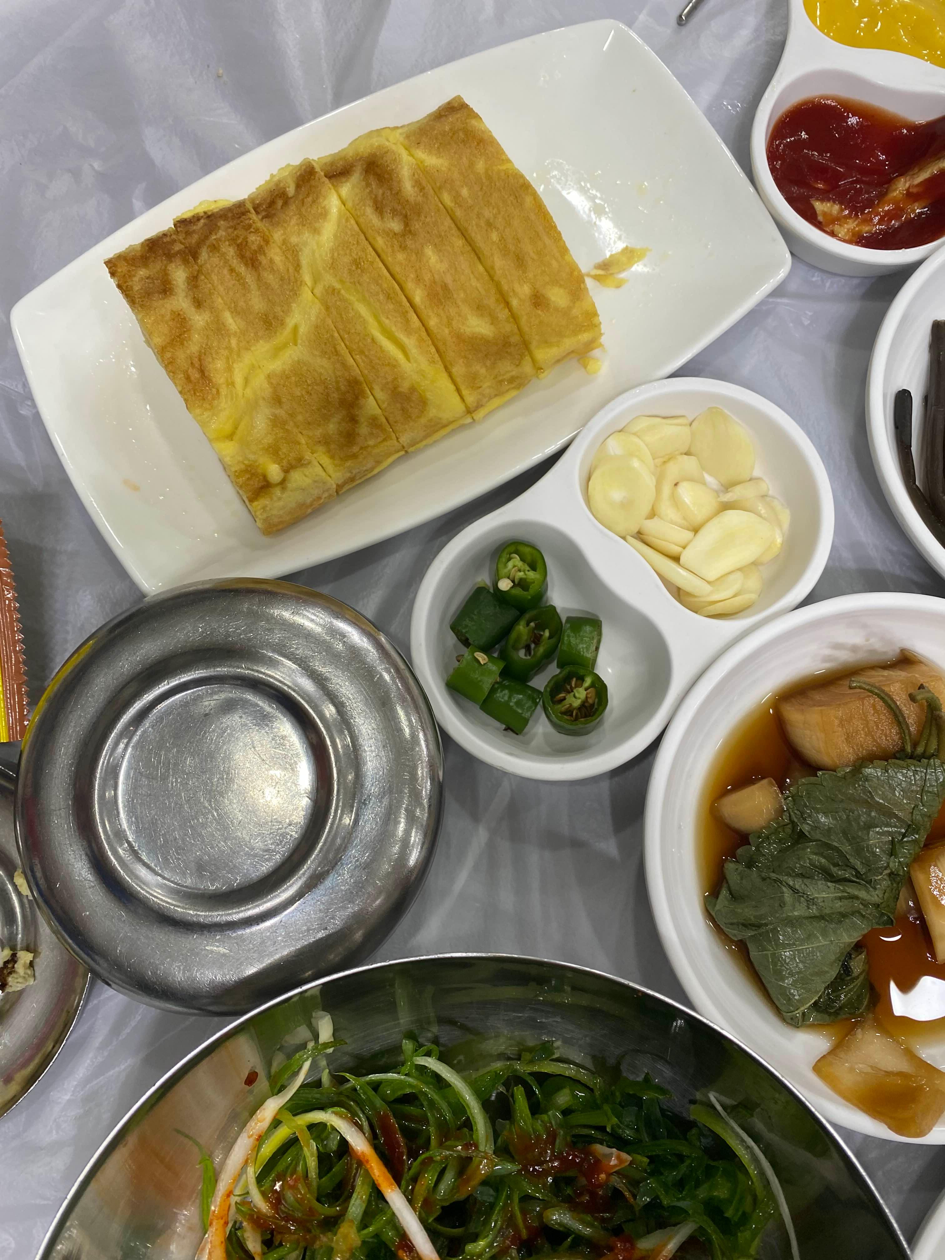 김포 청룡회관 메뉴 계란말이