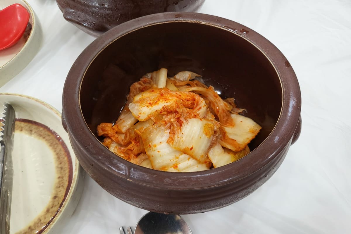 남항진순대국-배추김치