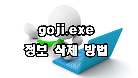  goji.exe 정보 삭제 방법