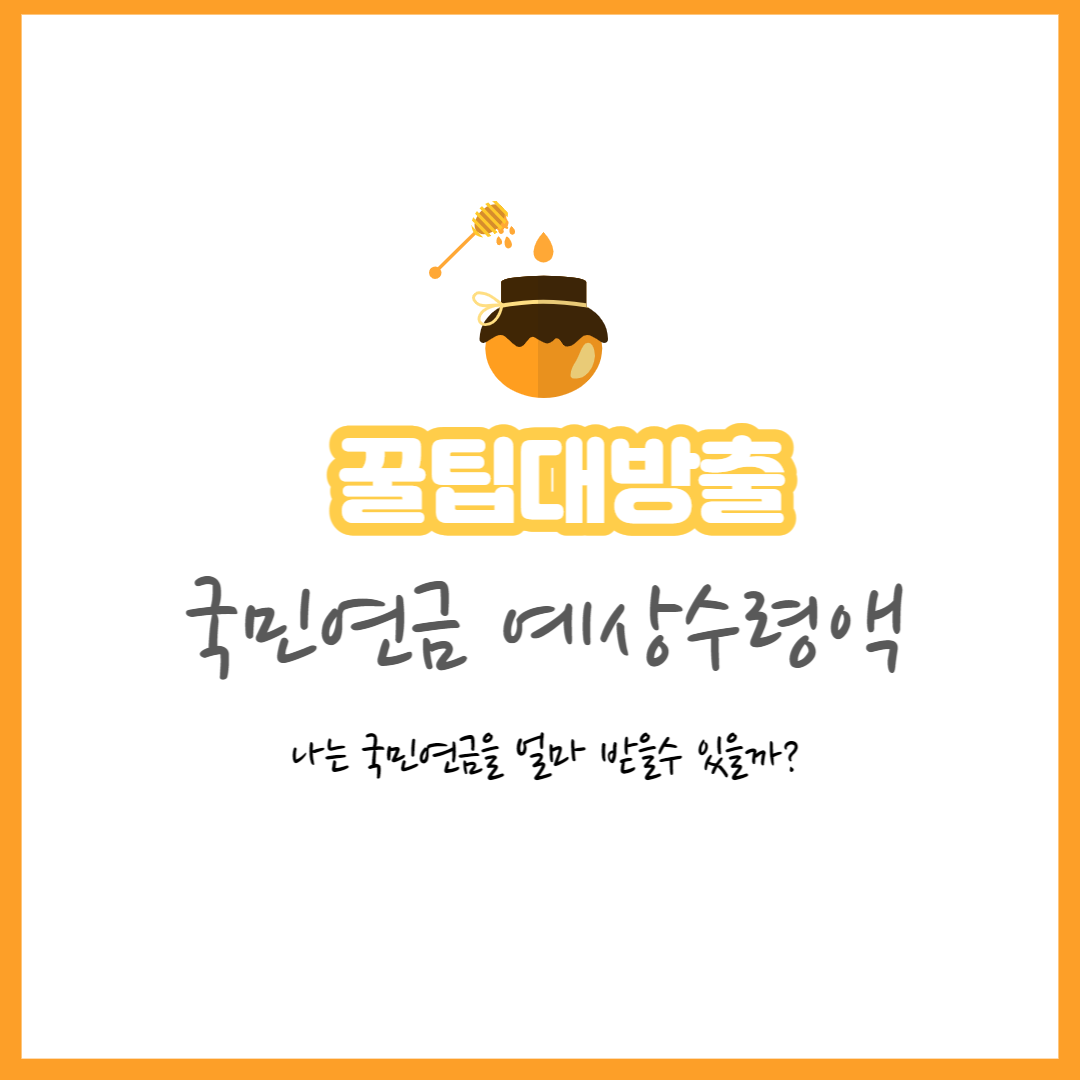 국민연금 납부액 예상 수령금 조회