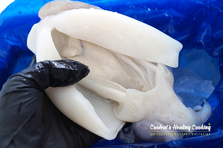 갑오징어숙회, 갑오징어손질법과 30